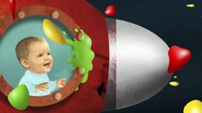 Baby Jake Loves Space Painting